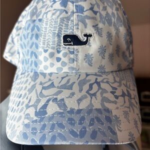 Vineyard Vines Blue and White Patterned Hat
